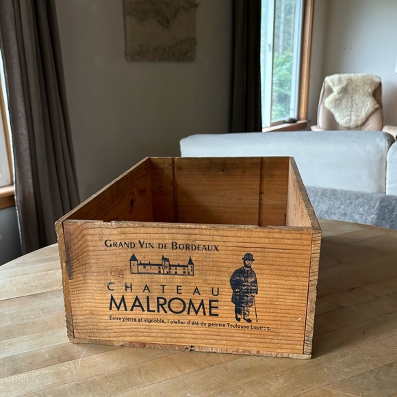 vintage Other - Vintage French Wine Crate